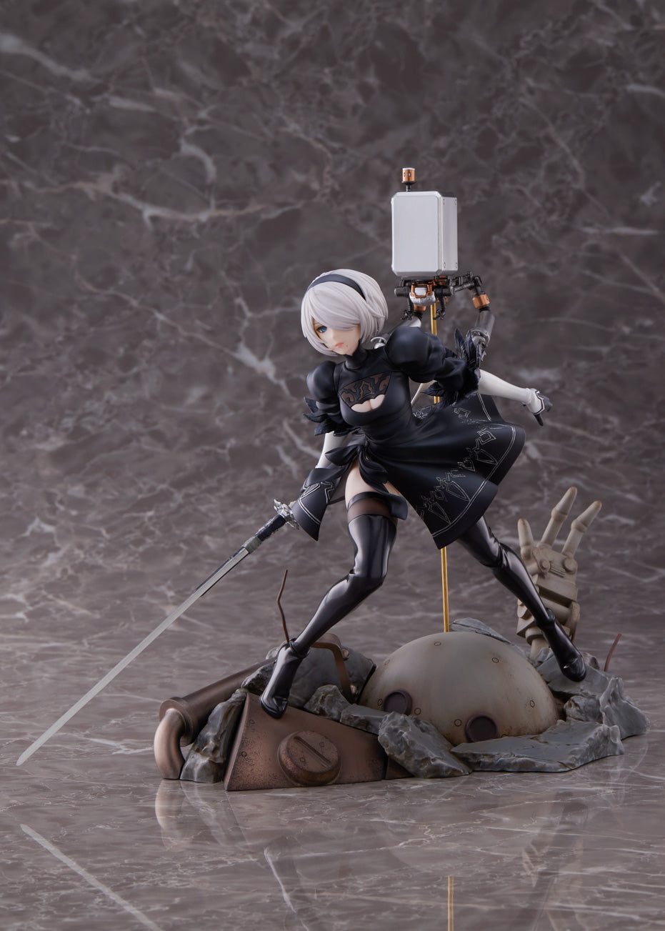 NIER AUTOMATA - 2B - Figure S.H. Figuarts 15cm : : Figurines  Bandai Tamashii Nations Gaming