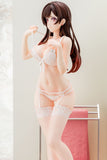 Mizuhara Chizuru in See-Through Lingerie Angel White Ver. 1/6 Scale Figure