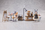 Tea Time Cats - Cat Town Bakery Staff & Customer Set Complete Figure