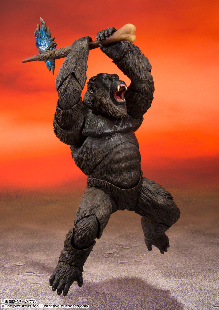 Bandai Tamashii Nations S.H.Monsterarts Kong (Godzilla Vs. Kong 2021 ...