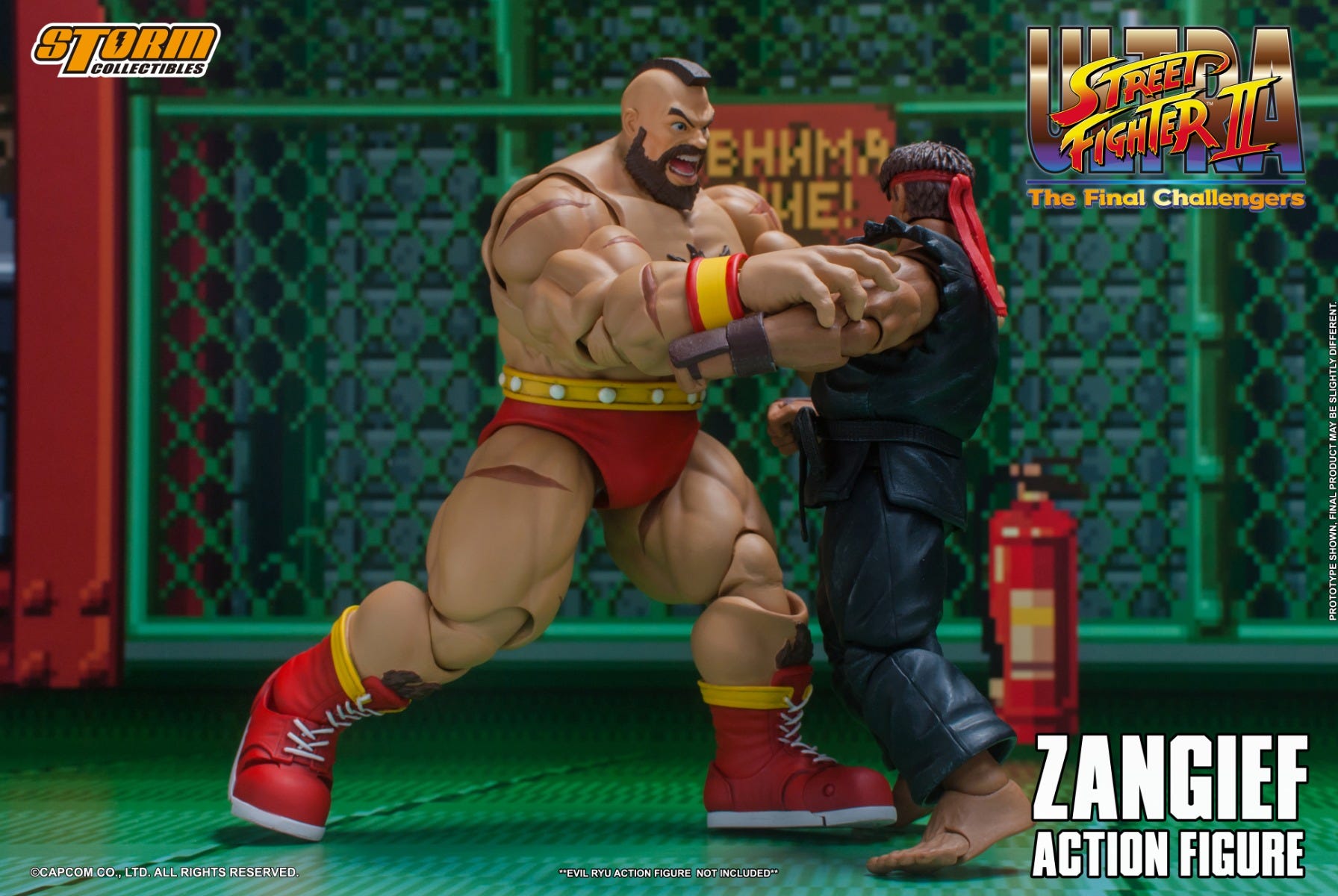 Ultimate Street Fighter II Final Zangief Action figure